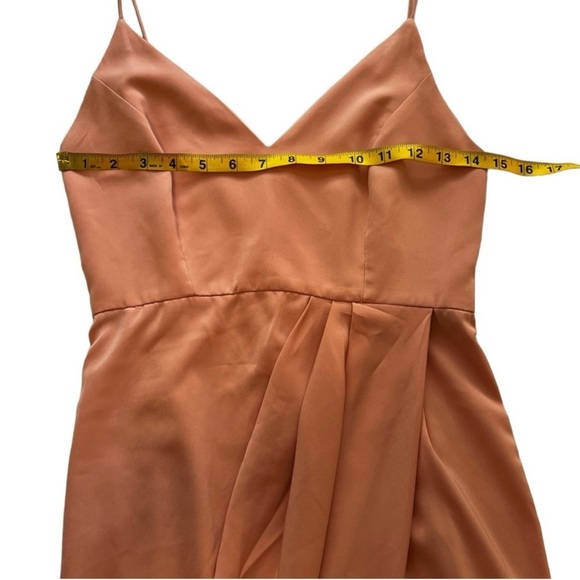 Shona Joy Core Cocktail Draped Dress in Pink Women's Size 2 Bridesmaid Event - Picture 11 of 16